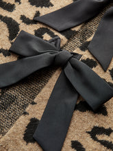 Leopard Bow Tie Knit Top